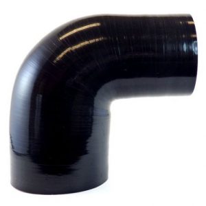 4"-3" 90 Degree silicone Bend (Black)