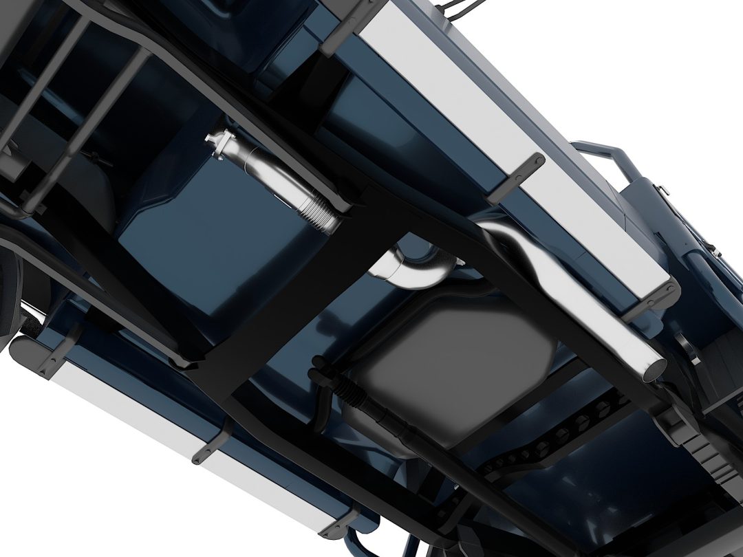 Fatz VDJ79 Single Cab 4" DUEL TANK, Side Exit Exhaust. - Image 11