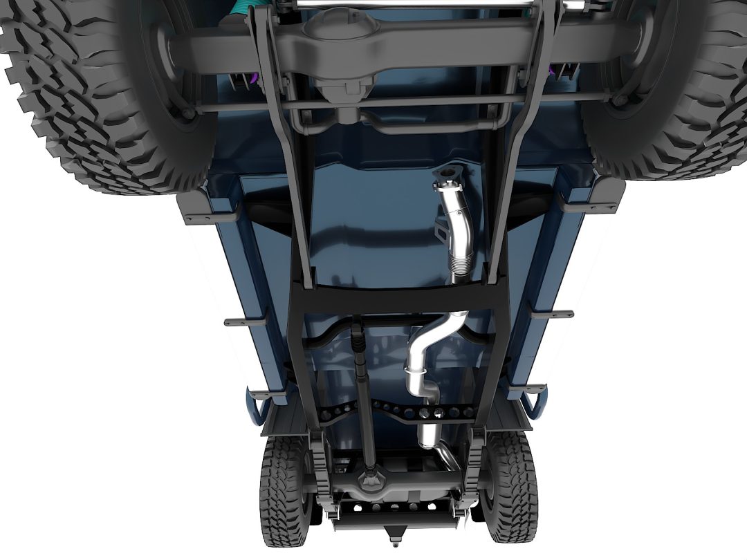 Fatz VDJ 79 Series 4" Turbo Back Exhaust. Single and Dual Cab (Single Fuel Tank Models) - Image 11