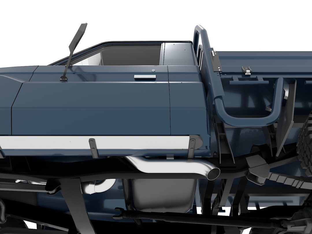 Fatz VDJ79 Single Cab 4" DUEL TANK, Side Exit Exhaust. - Image 9