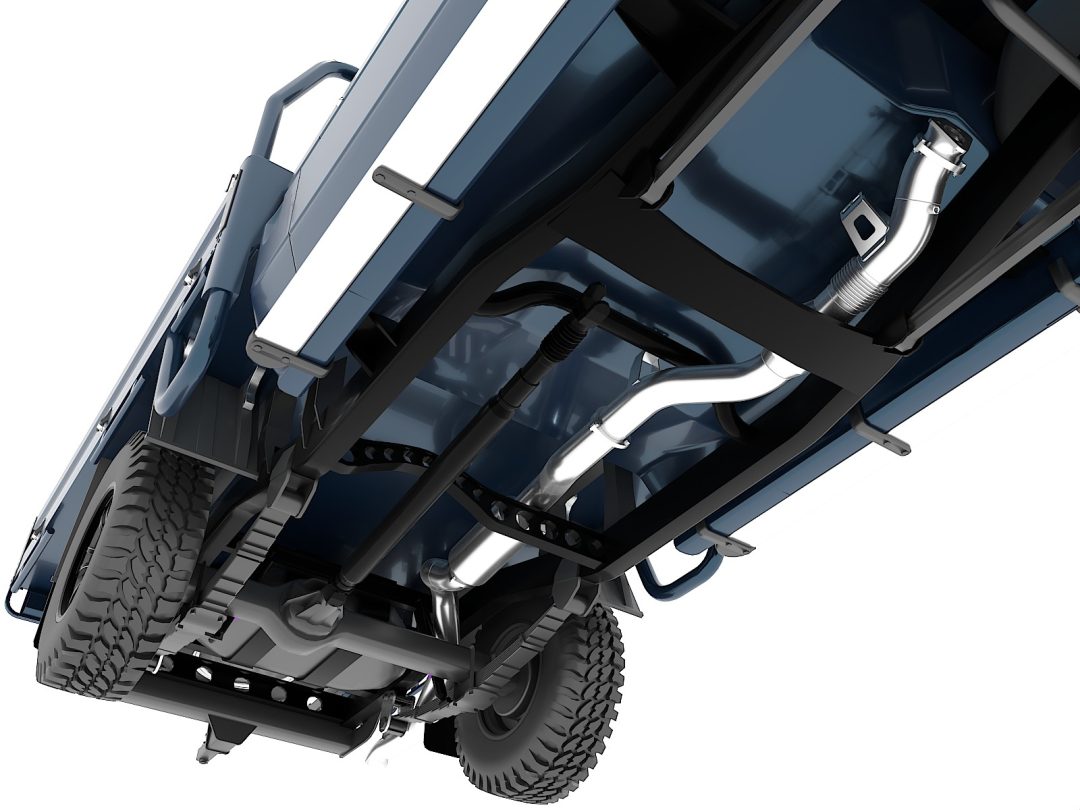 Fatz VDJ 79 Series 4" Turbo Back Exhaust. Single and Dual Cab (Single Fuel Tank Models) - Image 13