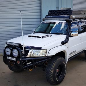 GU patrol 4" Ram Head Snorkel (All Series)