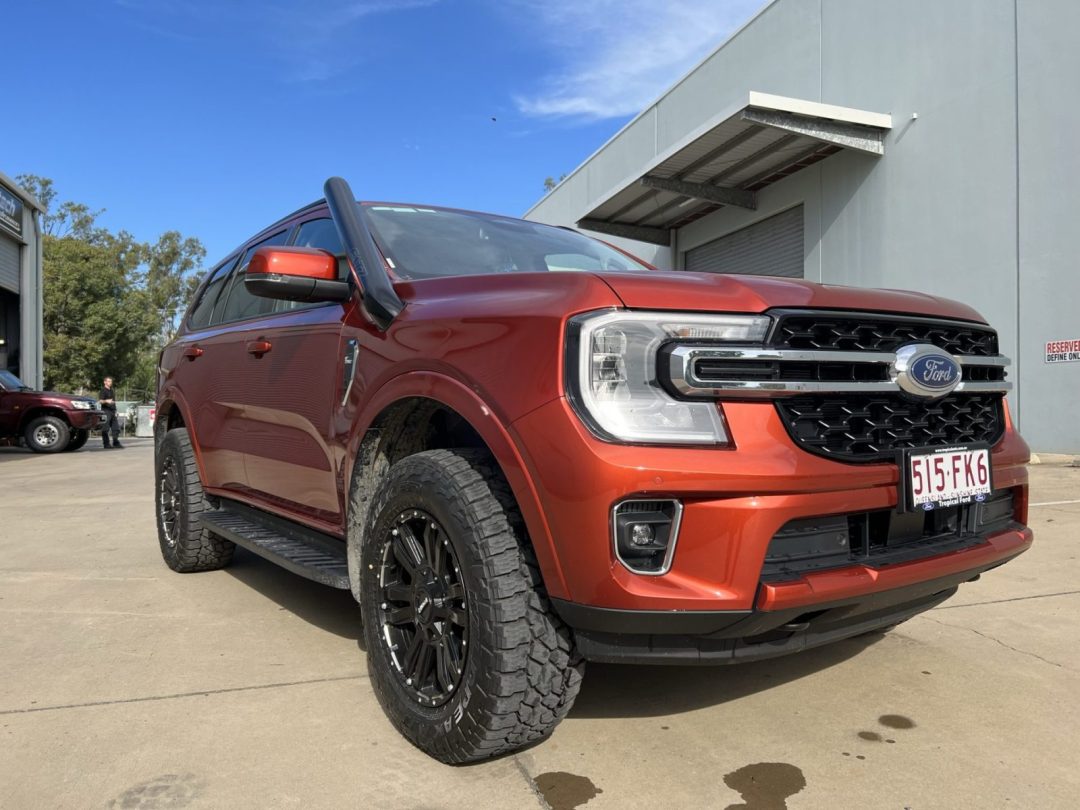 Ford Everest RA (Next Gen) 4" Stainless Snorkel - Image 4
