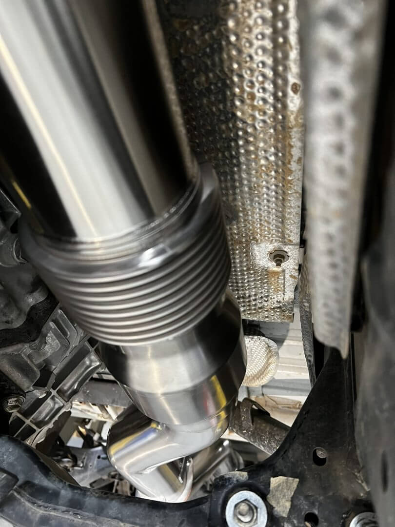 Fatz VDJ 79 Series 4" Turbo Back Exhaust. Single and Dual Cab (Single Fuel Tank Models) - Image 4